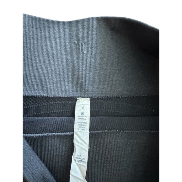 Lululemon Leggings Size 6 Gray Stretch Comfort Gym Workout - Picture 3 of 6